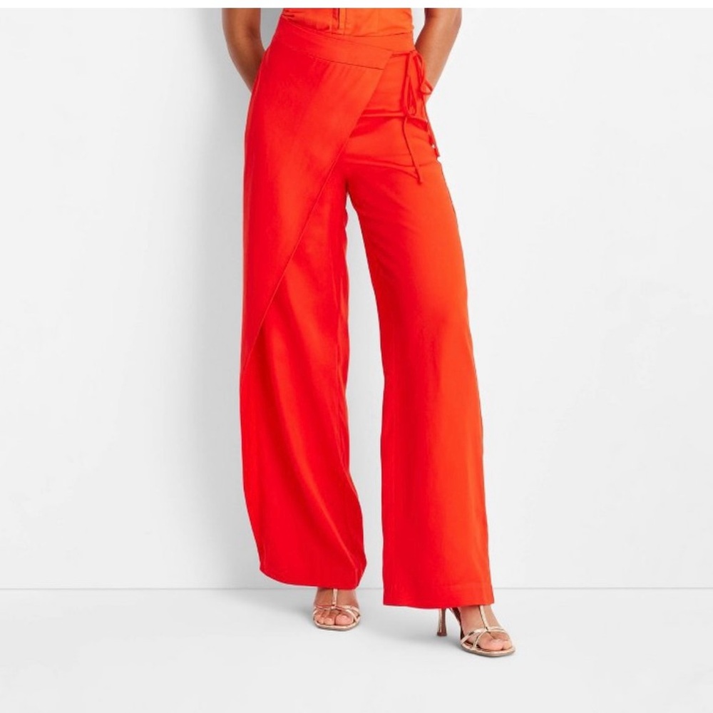 🛑LAST CHANCE! JENEE NAYLOR Mid-Rise Sarong Wide Leg Pants - Future Collective™
